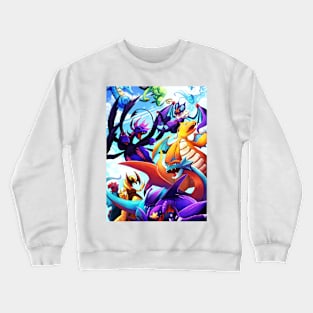 Dragon Types Crewneck Sweatshirt